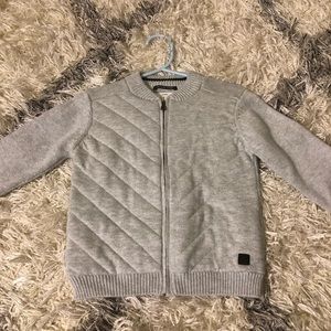 Zara baby knit zip up sweater